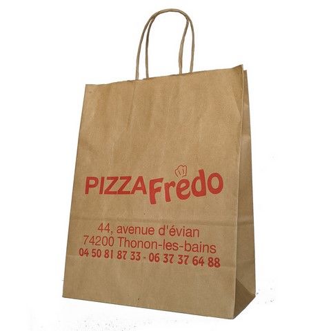 Pizza Fredo sac poignées ficelle