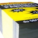 Flyer papier texturé